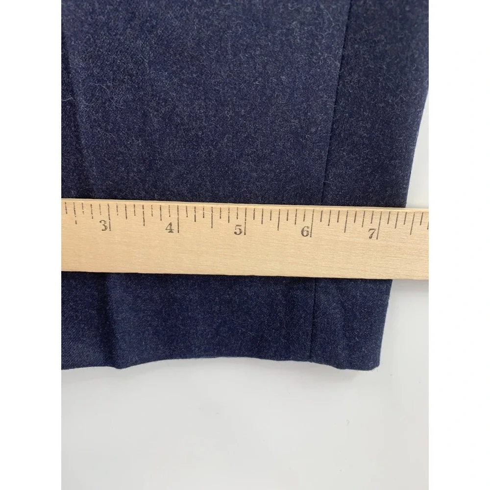 Banana Republic Dress Pants 31x30 Blue Vitale Barberis Canonico Flannel 120s NEW